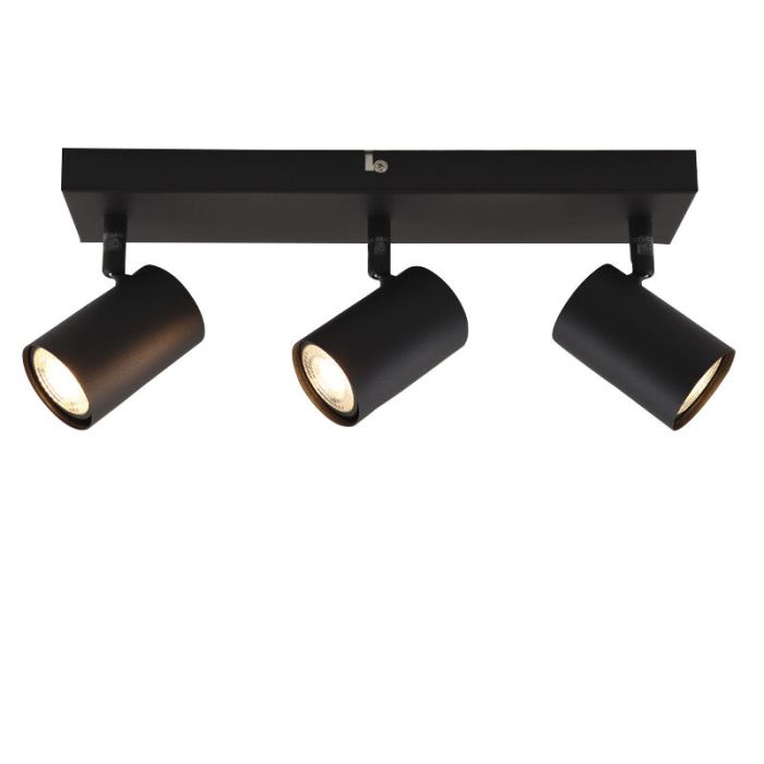 Modern ceiling spotlight black, Elena