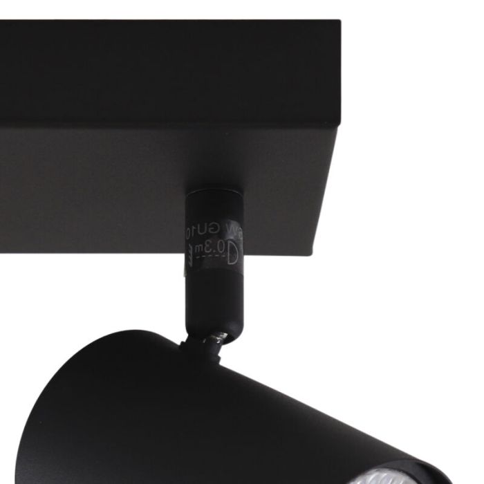 Modern ceiling spotlight black, Elena
