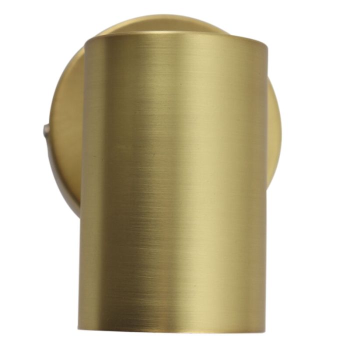 Modern wall spotlight brass, Elena, with switch