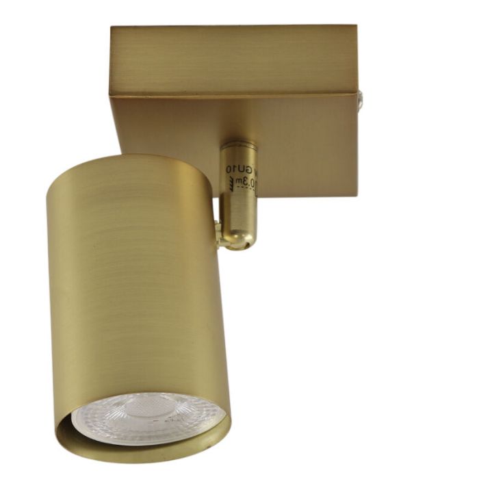 Modern ceiling spotlight brass, Elena