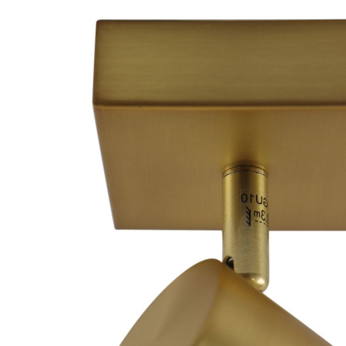 Modern ceiling spotlight brass, Elena