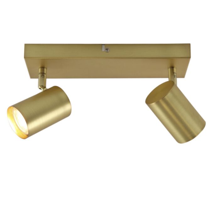 Modern ceiling spotlight brass, Elena