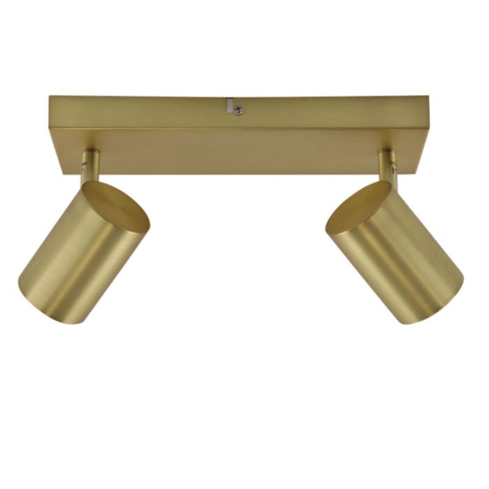 Modern ceiling spotlight brass, Elena