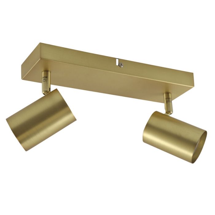 Modern ceiling spotlight brass, Elena