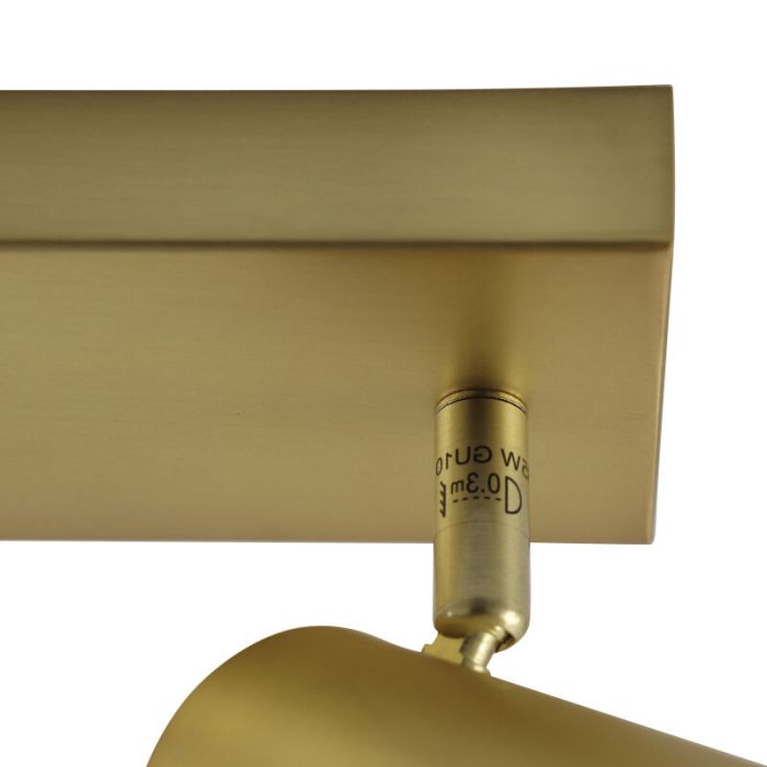 Modern ceiling spotlight brass, Elena