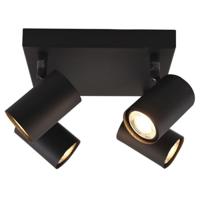 Modern ceiling spotlight black, Elena