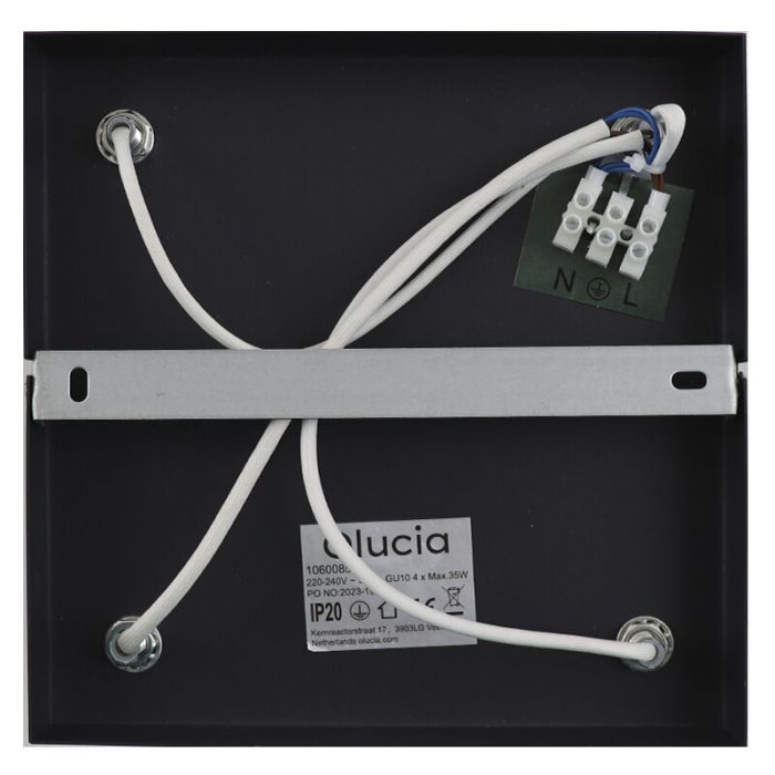 Modern ceiling spotlight black, Elena