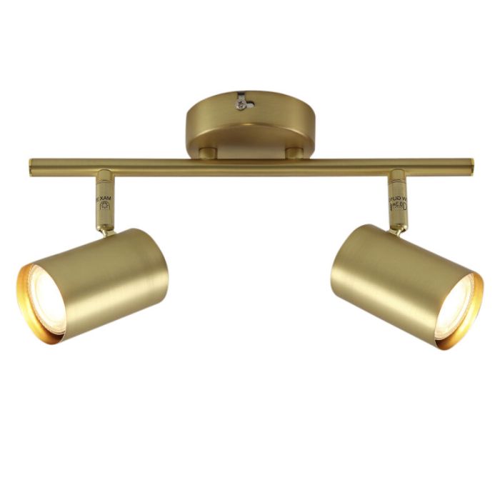 Modern ceiling spotlight brass, Elena