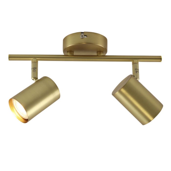 Modern ceiling spotlight brass, Elena
