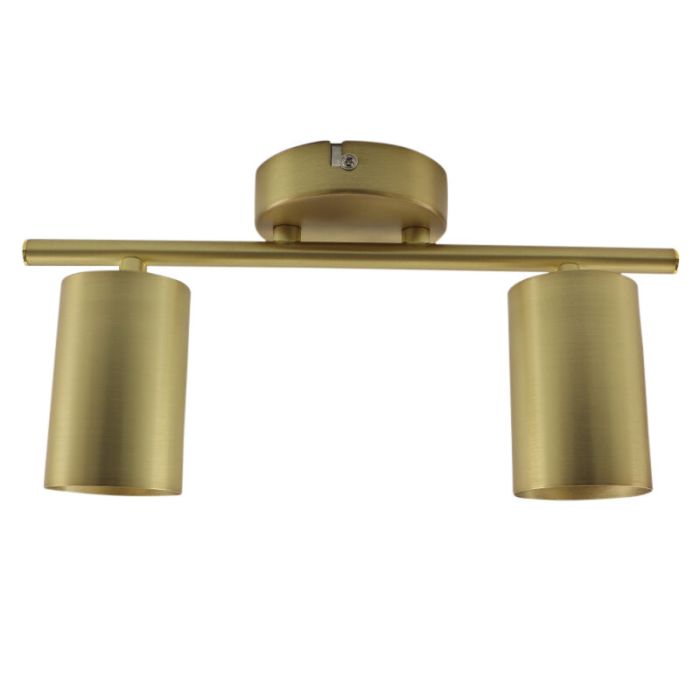 Modern ceiling spotlight brass, Elena