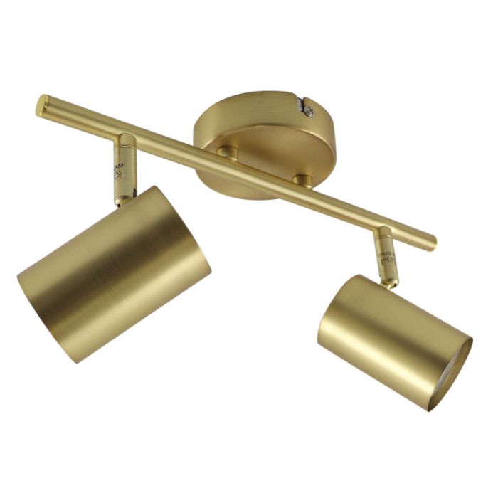 Modern ceiling spotlight brass, Elena