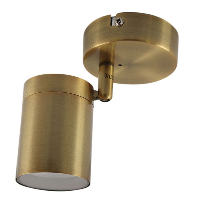 Modern bathroom ceiling light brass, Ciara, IP44