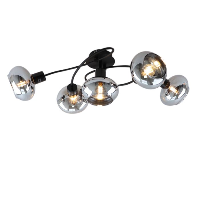 Design ceiling light black, Skip