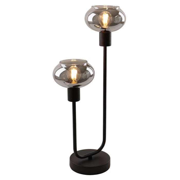 Design table lamp grey, Skip, with switch