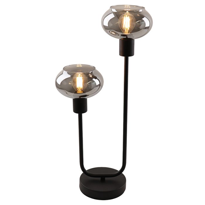 Design table lamp grey, Skip, with switch