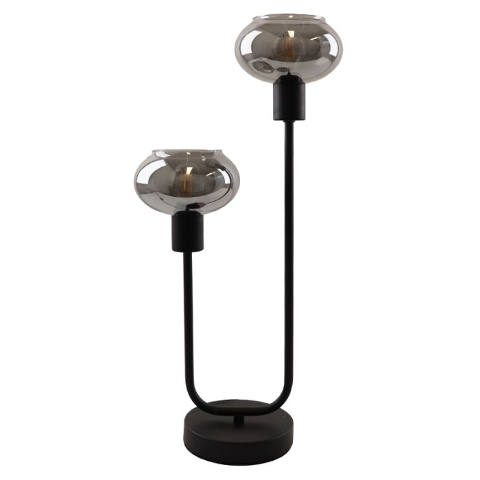 Design table lamp grey, Skip, with switch