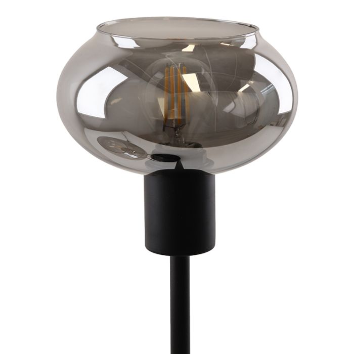 Design table lamp grey, Skip, with switch