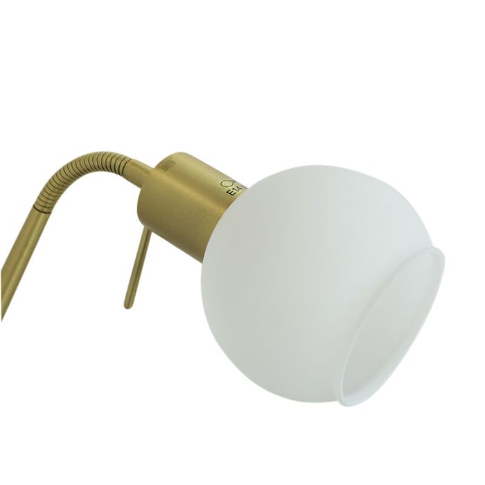 Design floor lamp white, Ayleen, with switch