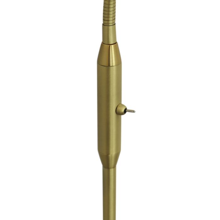 Design floor lamp white, Ayleen, with switch
