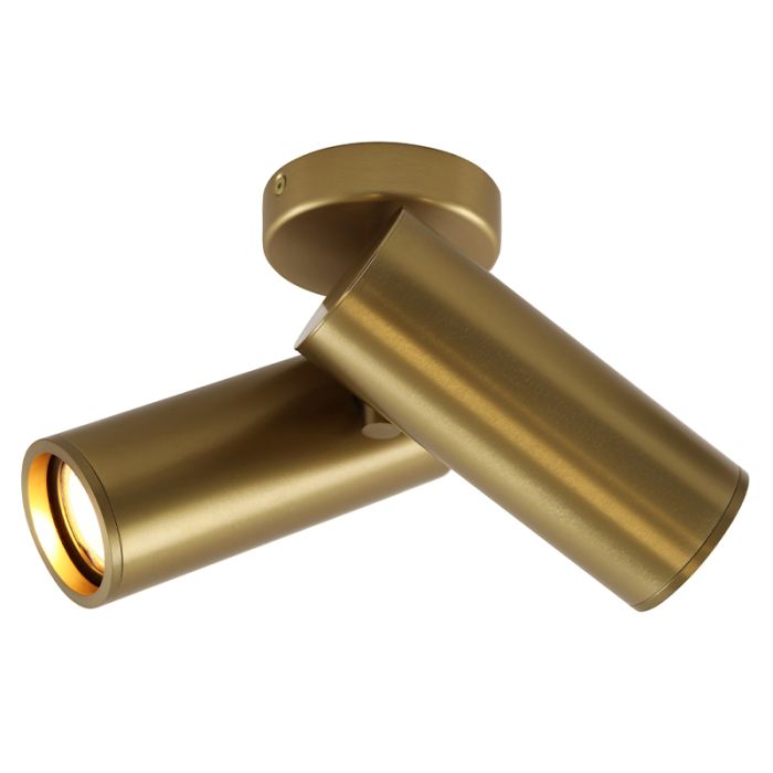 Modern ceiling spotlight brass, Nadi