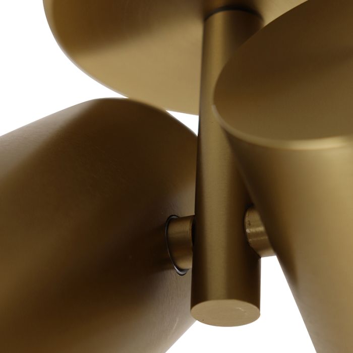 Modern ceiling spotlight brass, Nadi