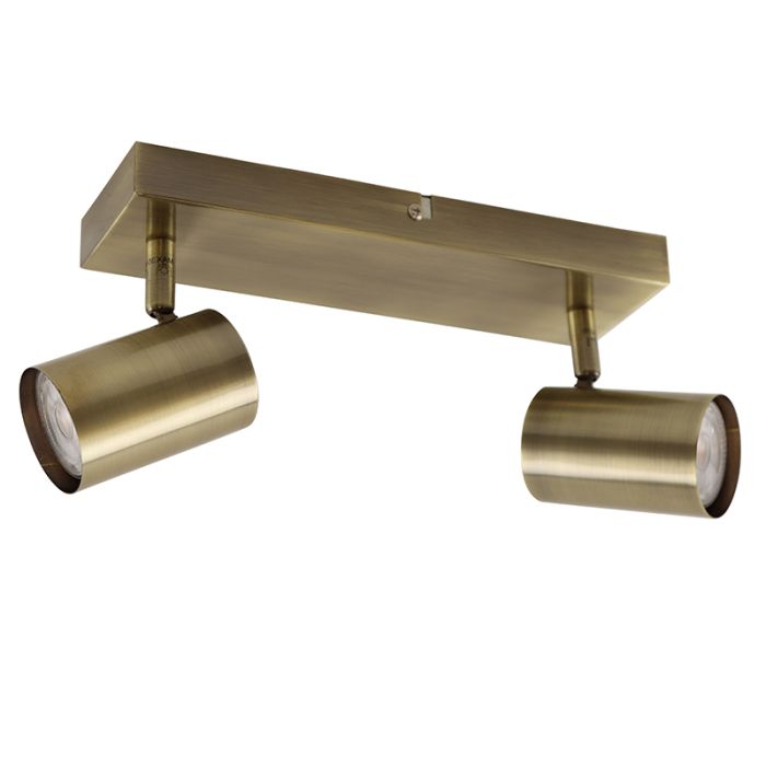 Modern ceiling spotlight bronze, Elena