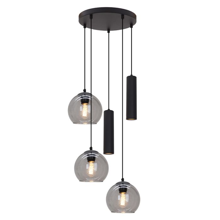 Modern pendant light black, Gianni