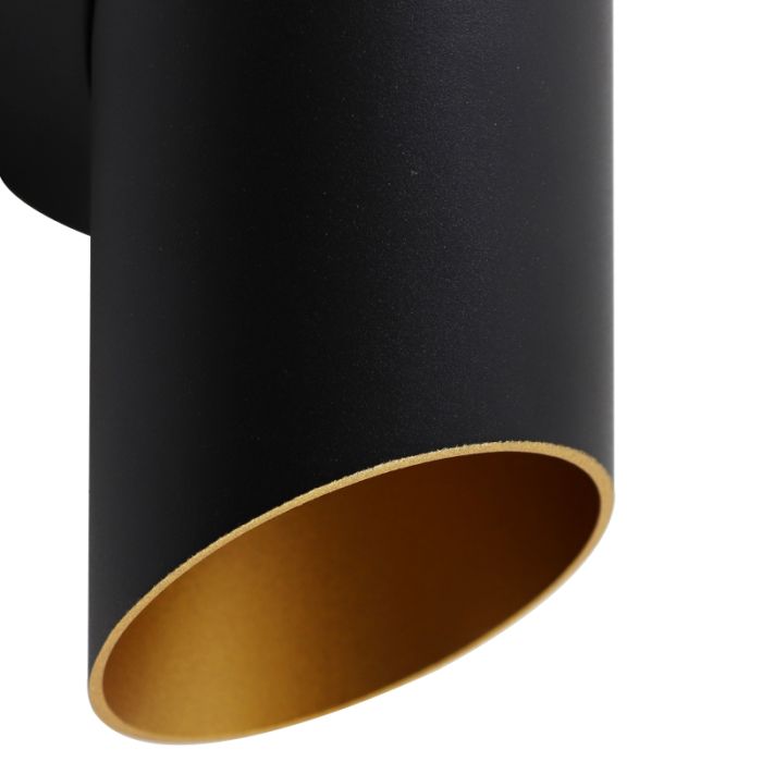 Modern wall light black, Violet