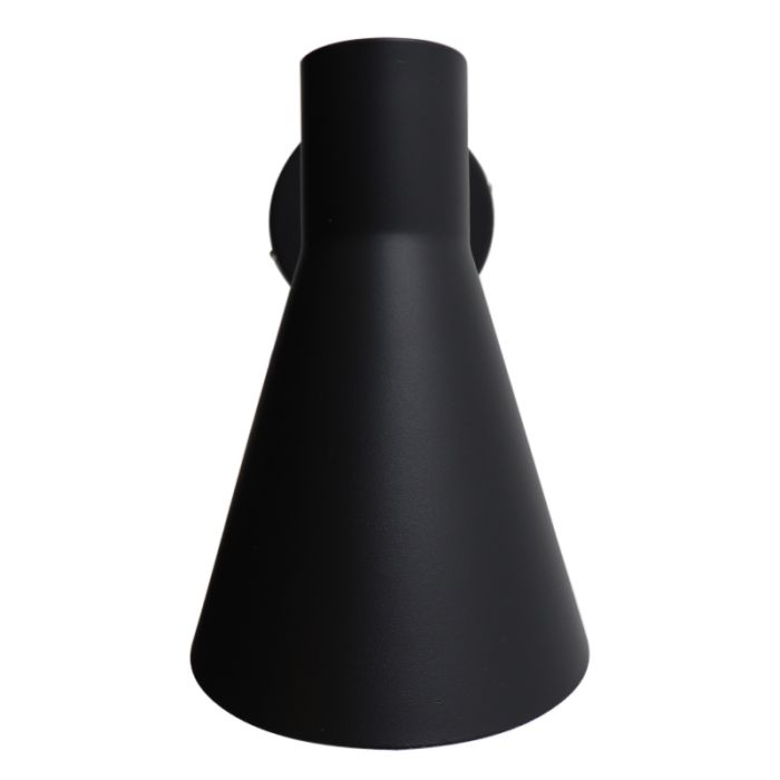 Modern wall light black, Vico, with switch