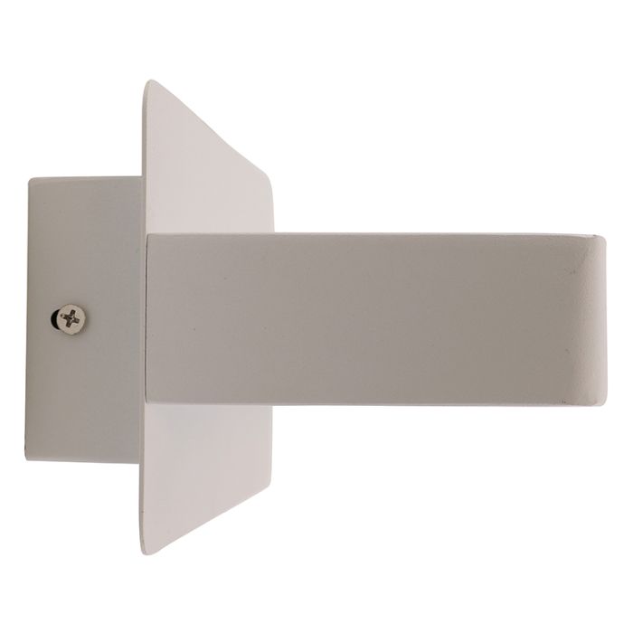Modern wall light white, Gregor, 10W, 3000K LED, with switch