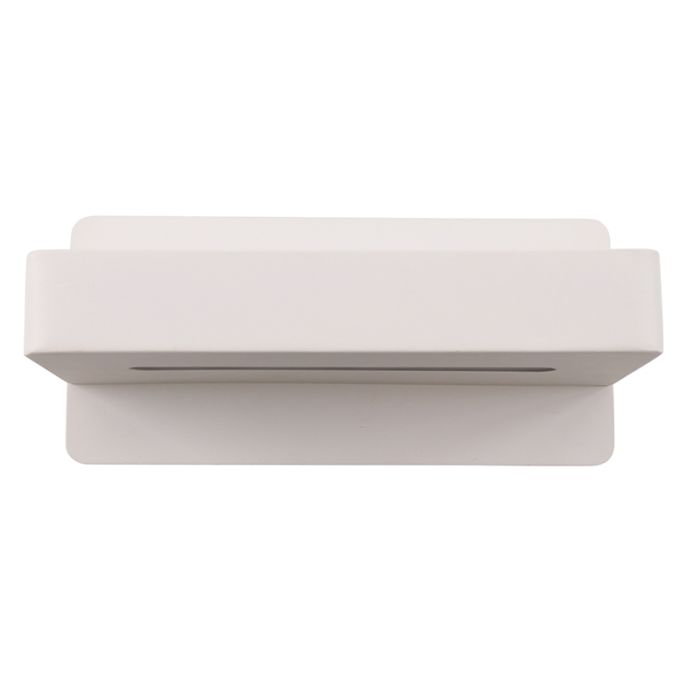Modern wall light white, Gregor, 10W, 3000K LED, with switch