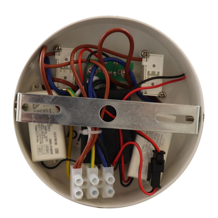 Modern wall light white, Alec, 9W, 3000K LED, with switch