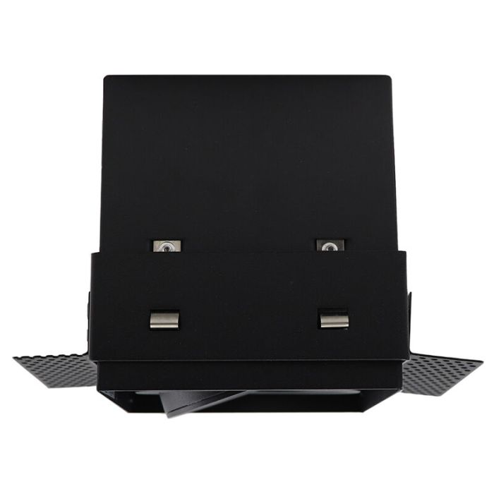 Modern trimless recessed downlight black, Joost