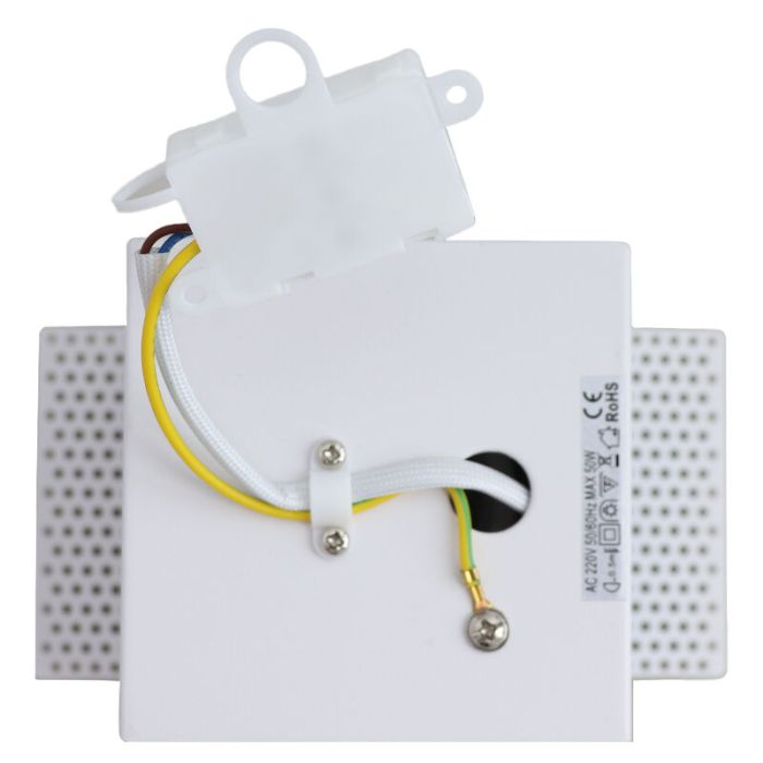 Modern trimless recessed downlight white, Joost