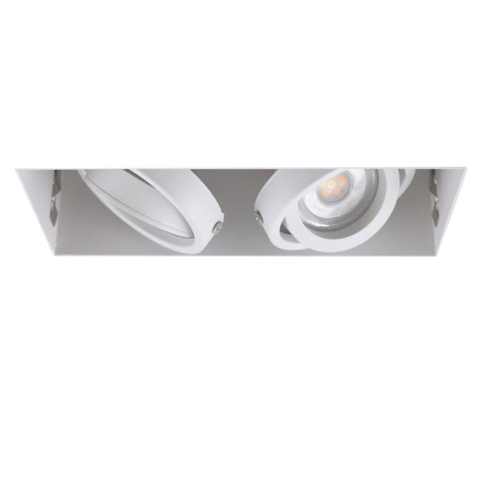 Modern trimless recessed downlight white, Joost