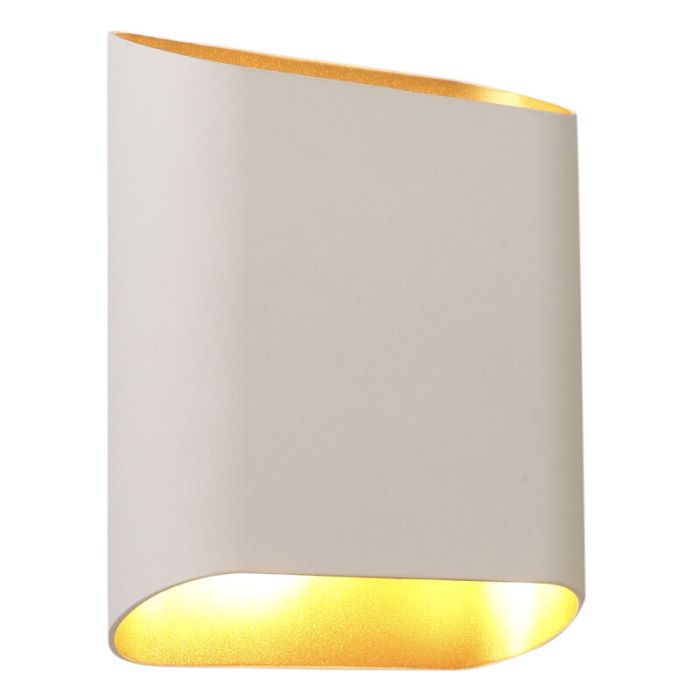 Modern up down wall light white, Bouke