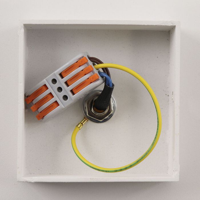 Modern up down wall light white, Bouke
