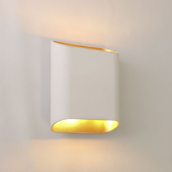 Modern up down wall light white, Bouke