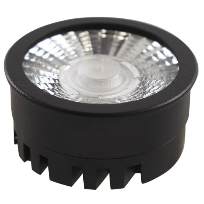 Dimmable Olucia LED module dim to warm LED bulb Vivian, black, 5W, dim to warm