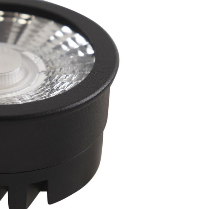 Dimmable Olucia LED module dim to warm LED bulb Vivian, black, 5W, dim to warm