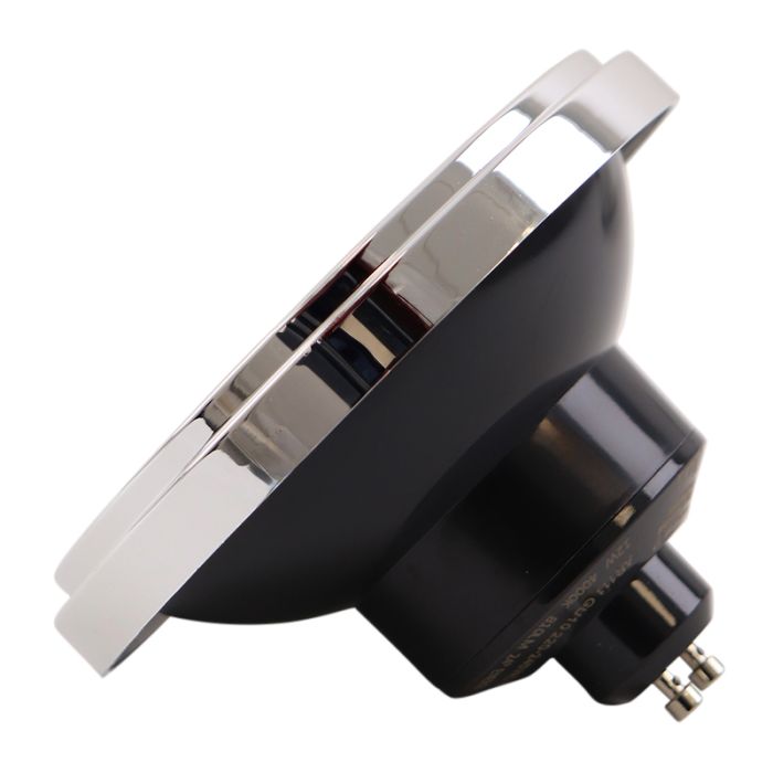 Olucia GU10 (AR111) LED bulb Clint, black, 6W, 2700K