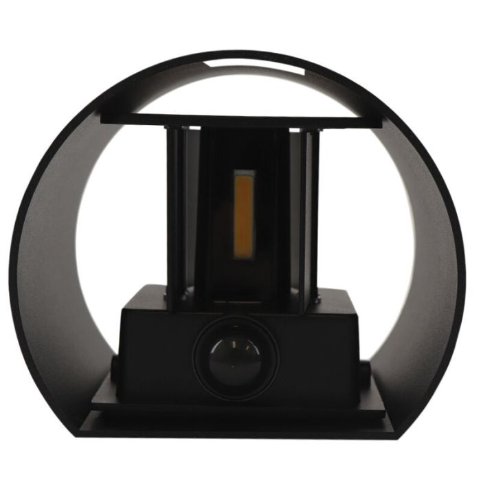 Up down wall light with motion sensor, Dion, 6W, 2700K LED, IP65