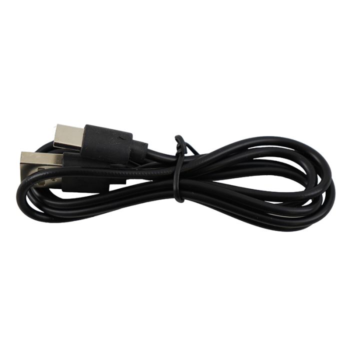 Modern rechargeable wall light black, Rodigo, 1W, 3000K LED, IP44