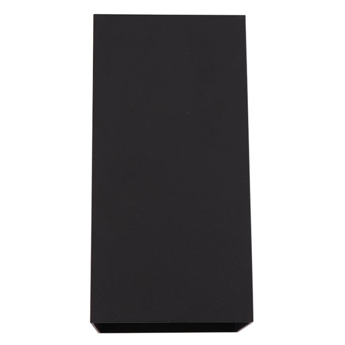 Modern up down wall light black, Dion, IP65