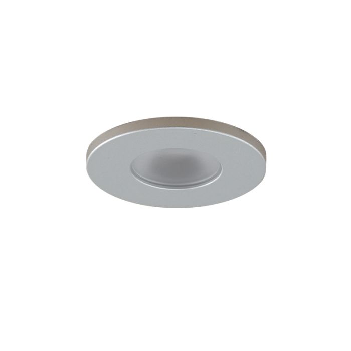 Chrome porch light Dico, IP65, dimmable