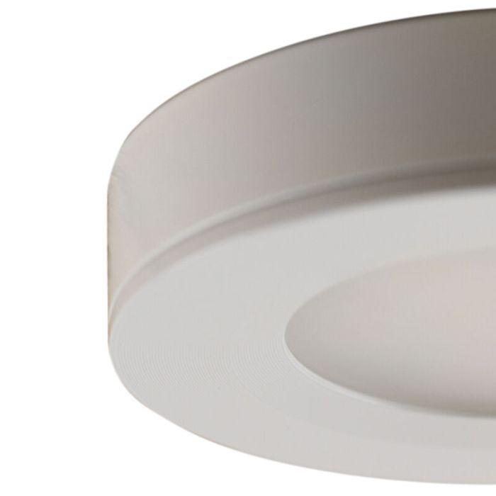 Round kitchen cabinet light, white