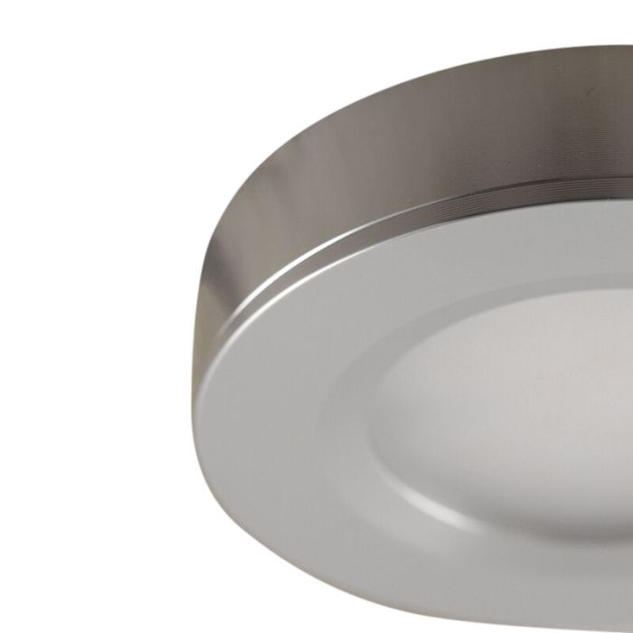 Round kitchen cabinet light, silver