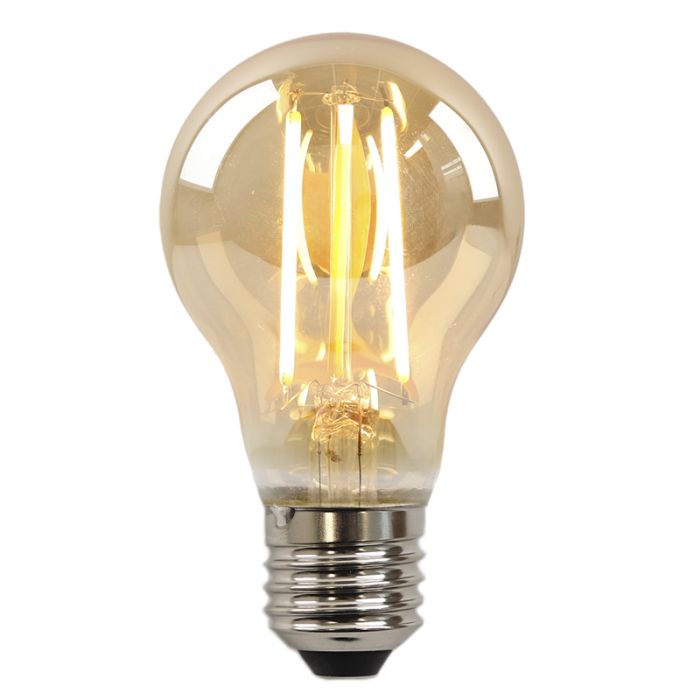 Olucia smart LED bulb E27 Yona, amber, A60, 5W, dim to warm