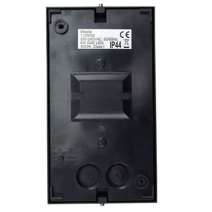 Modern outdoor wall light with motion sensor black, Loris, 6W, 3000K LED, IP44