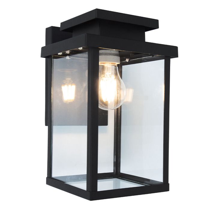 Modern outdoor light black, Tiamo, IP44